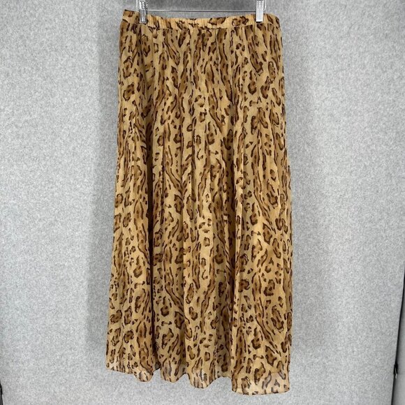 Soft Surroundings Leopard Print Maxi Skirt - Picture 2 of 11